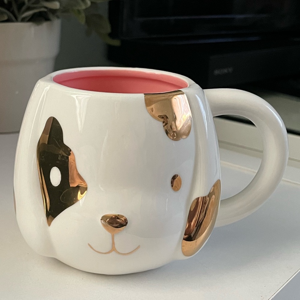 Pinky Up Ceramic Puppy Mug • 16oz